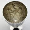 Large Edwardian Sterling Silver Goblet or Trophy Cup