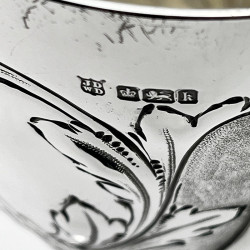 Large Edwardian Sterling Silver Goblet or Trophy Cup