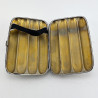 Smart Plain Sterling Silver Torpedo Shaped Pocket Cigar Case