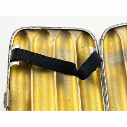 Smart Plain Sterling Silver Torpedo Shaped Pocket Cigar Case