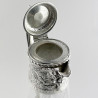 Beautiful Victorian Engraved Silver Plated Claret Jug Engraved with Monkys and Palm Trees