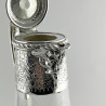 Beautiful Victorian Engraved Silver Plated Claret Jug Engraved with Monkys and Palm Trees