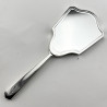 Beautiful Yellow Guilloche Enamel and Sterling Silver Hand Mirror