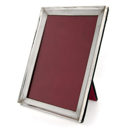 Plain Silver Frame with a...
