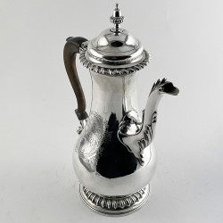 George III Sterling Silver Coffee Pot