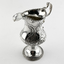 Charming Hester Bateman George III Sterling Silver Cream Jug
