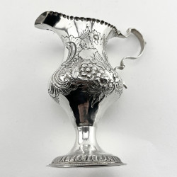 Charming Hester Bateman George III Sterling Silver Cream Jug