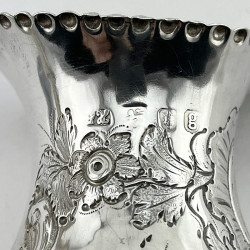Charming Hester Bateman George III Sterling Silver Cream Jug