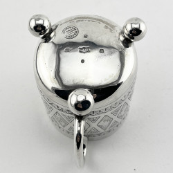 Victorian Sterling Silver Christening Mug Embossed with the Signs of the Zodiac