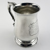 Fine Quality George III Sterling Silver Pint Mug (1776)