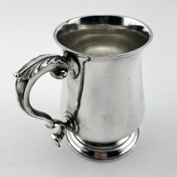 Fine Quality George III Sterling Silver Pint Mug