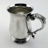 Fine Quality George III Sterling Silver Pint Mug