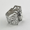 Unusual Victorian Boxed Set of Six Silver Plated Napkin Rings