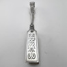 Good Quality Early Victorian Sterling Silver Asparagus Tongs