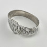 Unusual Late Victorian Boxed Silver Plated Napkin Rings