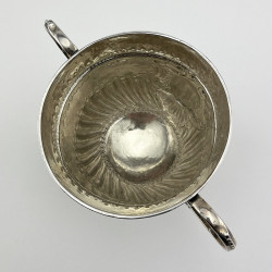 Large Queen Anne Period Britannia Sterling Silver Cup or Porringer