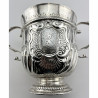 Large Queen Anne Period Britannia Sterling Silver Cup or Porringer
