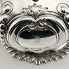 Victorian Sterling Silver Tea Pot in an Inverted Pear Shape