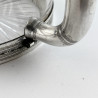Decorative Victorian Silver Plate and Glass Loving Cup
