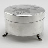 Good Quality Chinese Export Sterling Silver Jewellery or Trinket Box