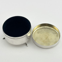 Good Quality Chinese Export Sterling Silver Jewellery or Trinket Box