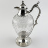 Beautiful Victorian Unusual Style Silver Plated Claret Jug (c.1880)