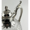 Beautiful Victorian Unusual Style Silver Plated Claret Jug