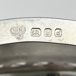 Charming Vintage Sterling Silver Copy of a Georgian Mustard Pot