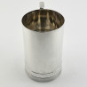 Handsome Sterling Silver Pint Mug with Squared Handle