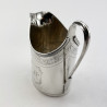 Unusual Style Henry Chawner Georgian Sterling Silver Cream Jug