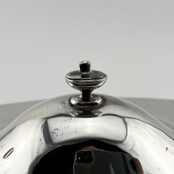 Very Elegant Boat Shaped Sterling Silver Sauce Tureen