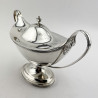 Very Elegant Boat Shaped Sterling Silver Sauce Tureen