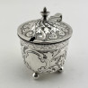Victorian Sterling Silver Boxed Three Piece Condiment Set