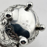 Victorian Sterling Silver Boxed Three Piece Condiment Set