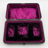 Victorian Sterling Silver Boxed Three Piece Condiment Set