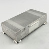 Art Deco Style Sterling Silver Trinket or Cigarette Box