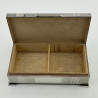 Art Deco Style Sterling Silver Trinket or Cigarette Box