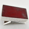 Sterling Silver Military Presentation Trinket or Cigarette Box