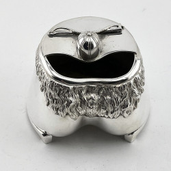 Victorian Silver Plated Spoon Warmer Modelled as a Horse Hoof