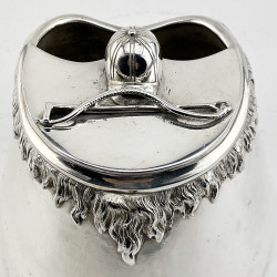 Victorian Silver Plated Spoon Warmer Modelled as a Horse Hoof
