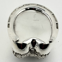 Victorian Silver Plated Spoon Warmer Modelled as a Horse Hoof