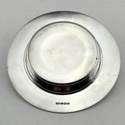 Sterling Silver Dish with Race Horse Motif and Goodwood Racecourse Crest