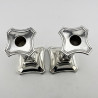 Handsome Pair of Late Victorian Sterling Silver Candlesticks