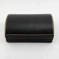 Boxed Set of Six Sterling Silver Napkin Rings with Flat Base to Stand