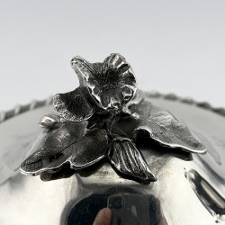 Decorative Early Victorian Sterling Silver Tea Pot