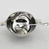 Plain Circular Sterling Silver Porringer or Christening Set