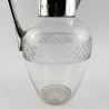 Late Victorian Sterling Silver Claret Jug by Hukin & Heath