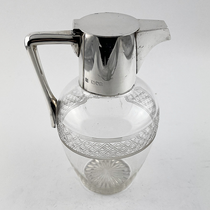 Late Victorian Sterling Silver Claret Jug by Hukin & Heath (1899)