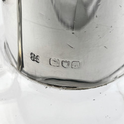 Late Victorian Sterling Silver Claret Jug by Hukin & Heath