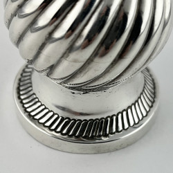 Unusual Victorian Sterling Silver Pepper Grinder by John Grinsell & Sons